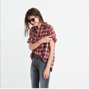 Madewell Plaid Courier Shirt